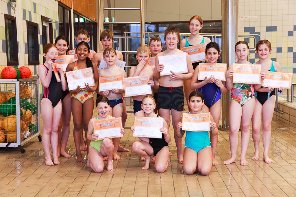 Examens zwemvaardigheid maart 2010