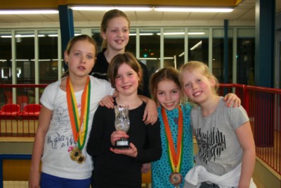 3de plaats in KNZB Breedtesport competitie voor Schoonspringers WVZ