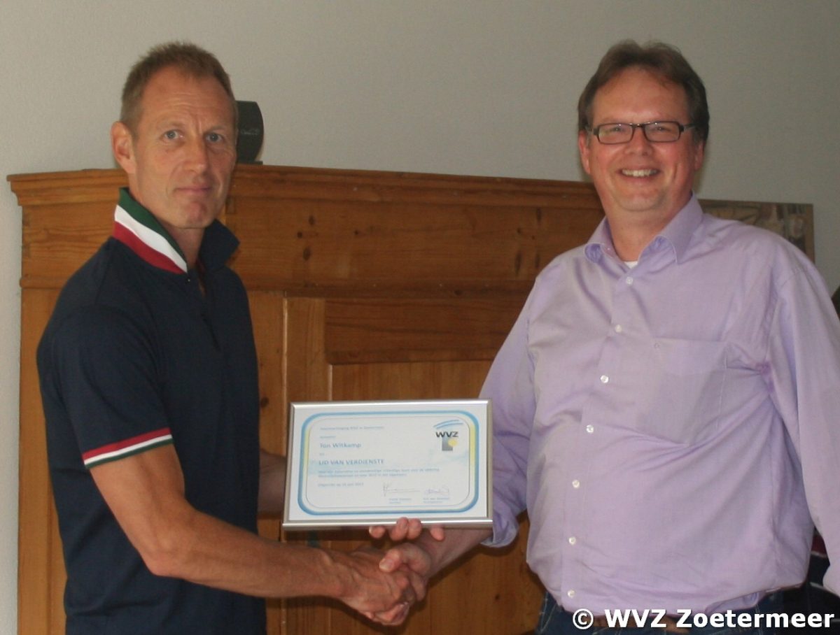 Ton Witkamp Lid van Verdienste!