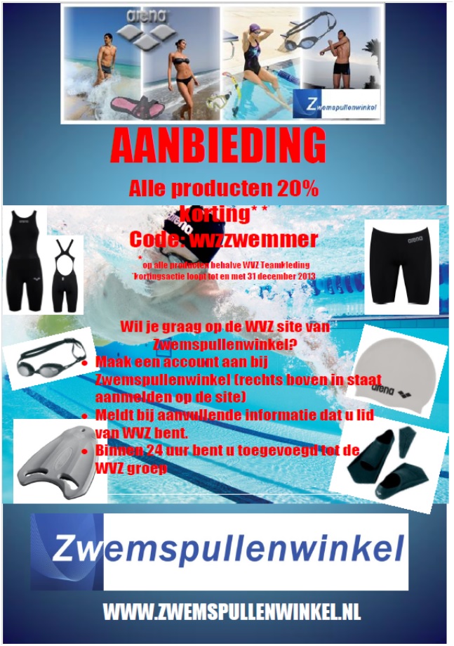 Aanbieding Zwemspullenwinkel