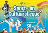Sport en Cultuurcheque 2016