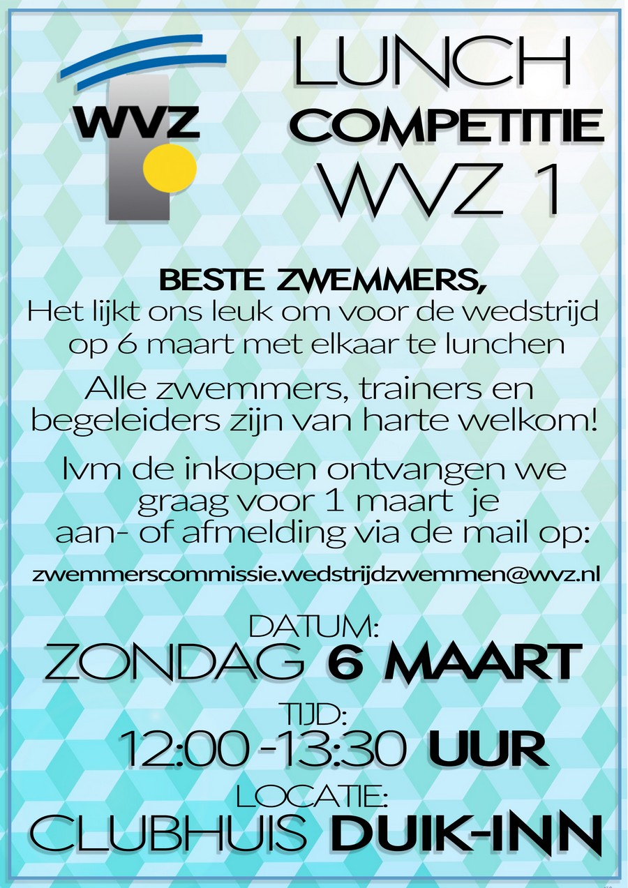 WVZ 1 uitnodiging lunch