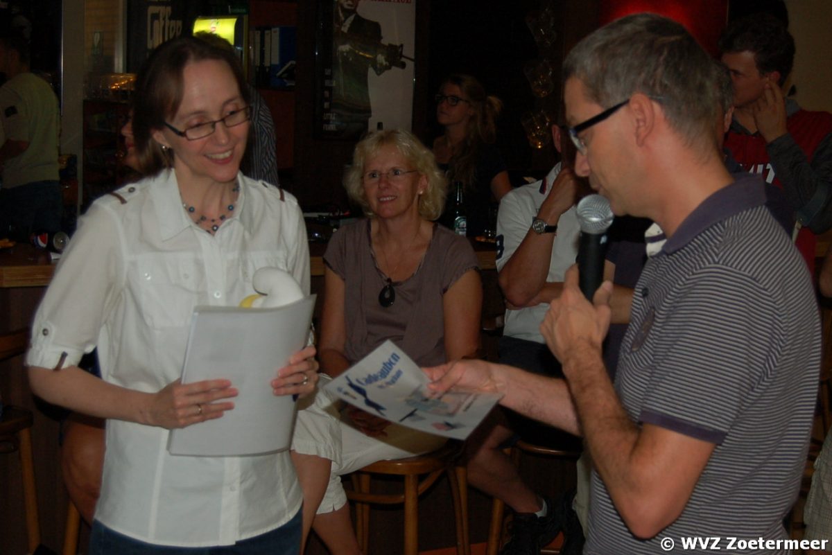 Gezellige receptie Karin van Straaten