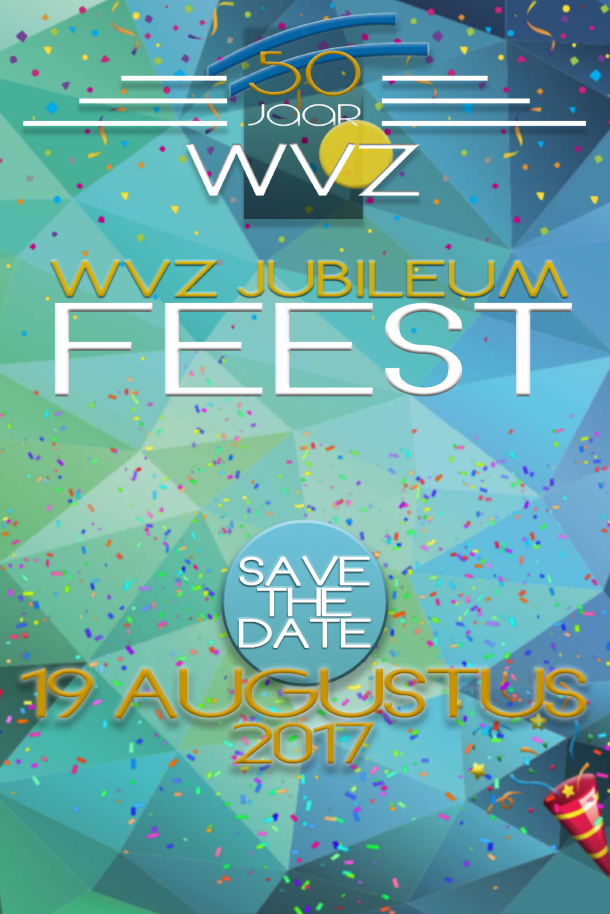 Uitnodiging WVZ jubileum zaterdag 19 augustus!