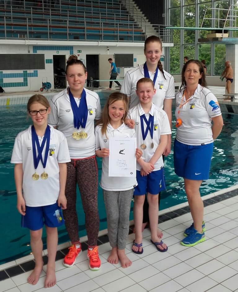 Schoonspringsters WVZ behalen 6x Goud, 5x zilver en 1x Brons in Brussel.