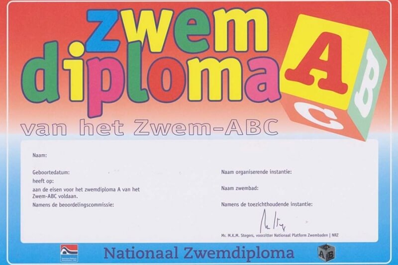 100 euro vergoeding bij zwemlessen diploma A