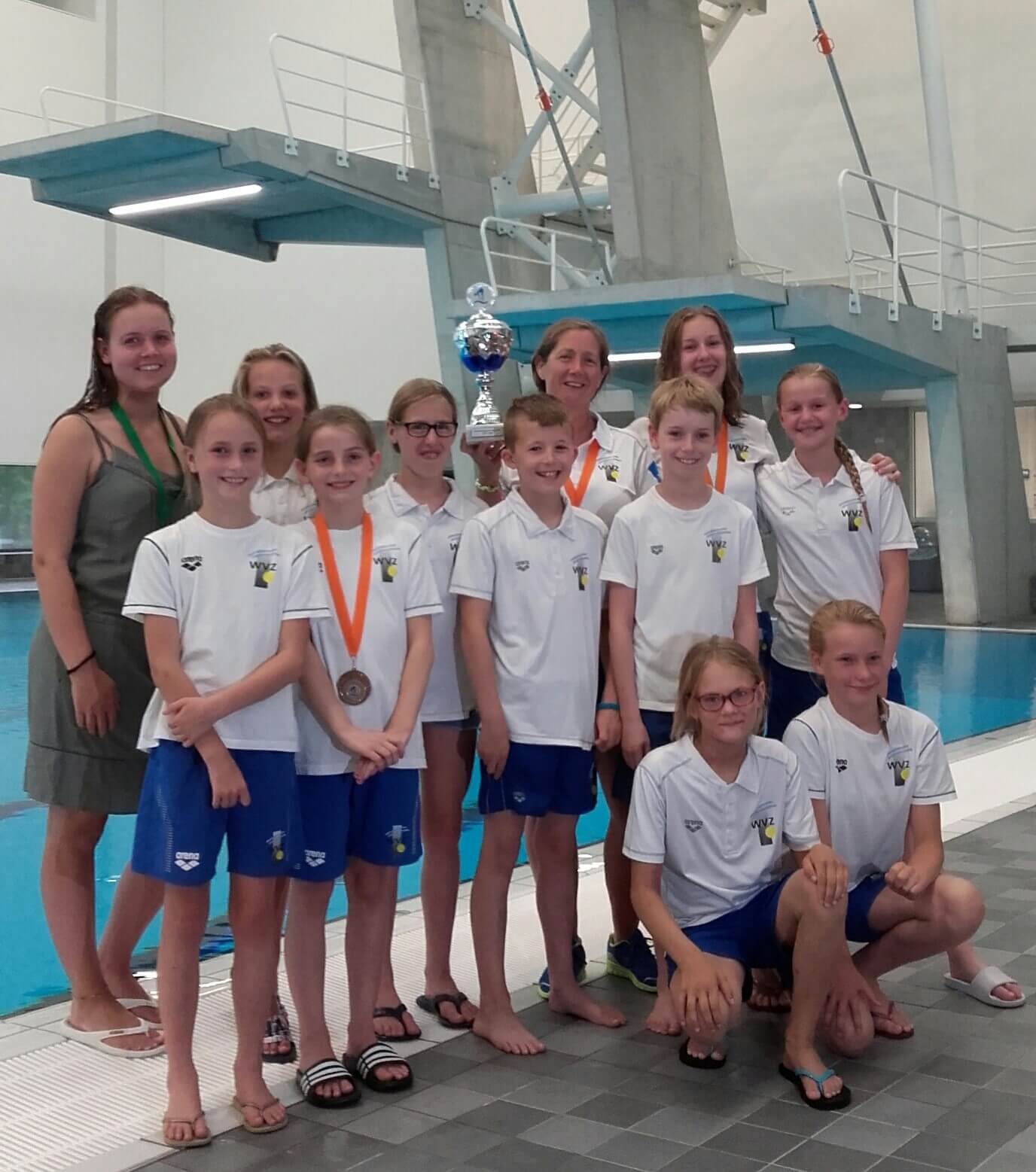 2de plaats in KNZB Breedtesport competitie 2017-2018 voor Schoonspringers WVZ