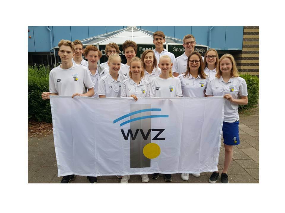 WVZ met 22 zwemmers present bij NJJK lang bad 2018