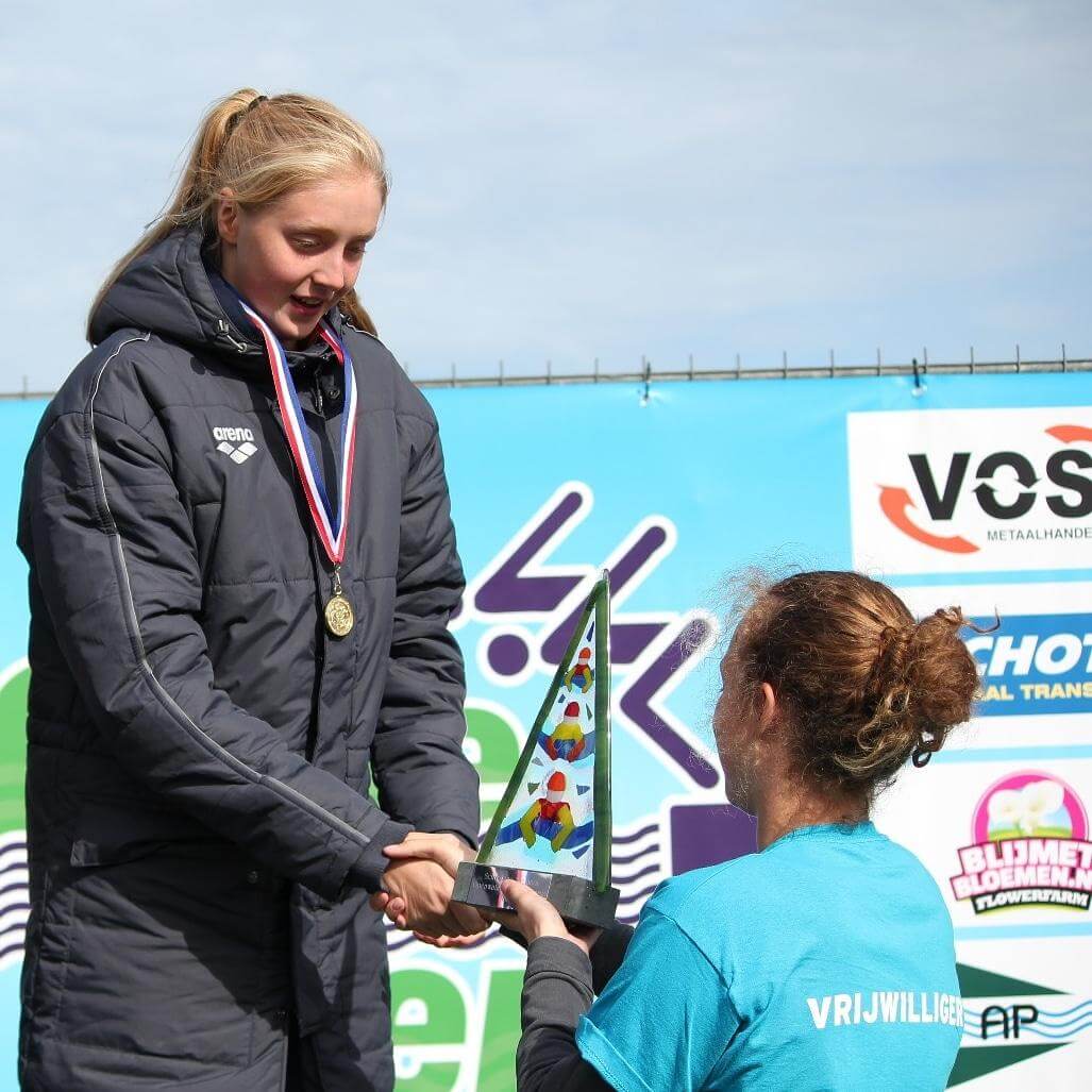 Marlinde Beukers winnares open water schoolslagklassement dames senioren 2018