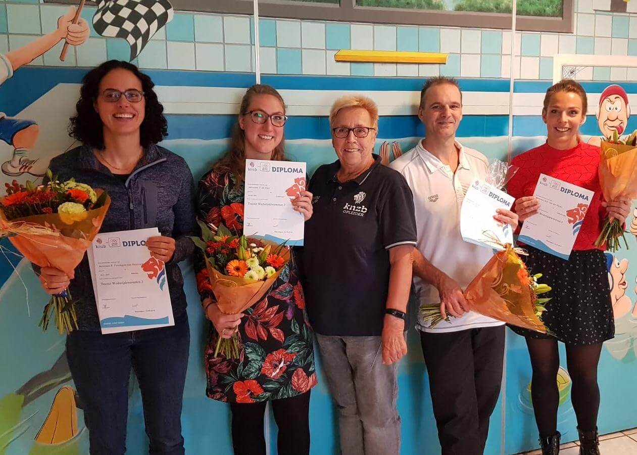 Uitreiking KNZB trainersdiploma