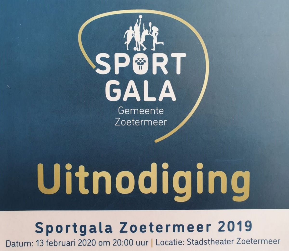 Sportgala Zoetermeer: 4 WVZ-genomineerden: Sportploeg (2x), Sporttalent en Meest Maatschappelijke Sportaanbieder