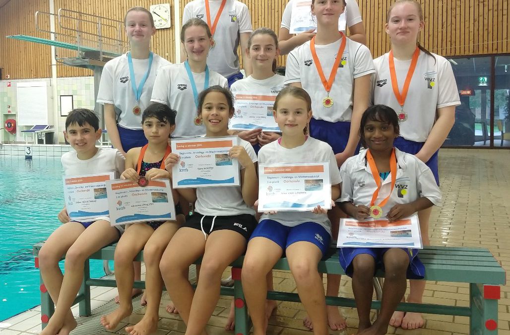 Beginners-, Ervarings- en Masterwedstrijden 1m plank Schoonspringen in Zoetermeer.